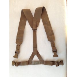 USMC Shoulder Harness Assembly - Coyote Tan - Component of USMC Chest Rig