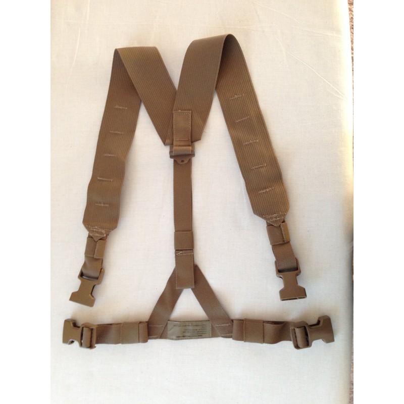 USMC Shoulder Harness Assembly - Coyote Tan - Component of