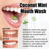Coconut Pulling Oil for Teeth with Mint and Vitamin E,