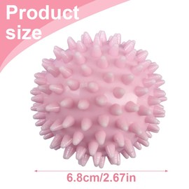 AEIOPRS 2 pcs Igelball Massageball verschiedenen Härtegraden noppenball ball mit Noppen für Rücken Beine Füße Hände Muskelmassage