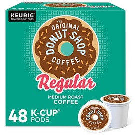 The Original Donut Shop The Original Donut Shop Regular, Single-Serve Keurig K-Cup Pods, Medium Roast Coffee Pods, 48 Count