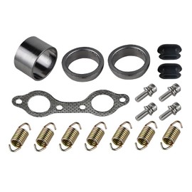 Exhaust Muffler Manifold Gasket Bolt Spring Kit Compatible with Polaris RANGER RZR 800
