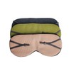 Fully shading, blackout, length-adjustable double-sided sleep mask, eye mask, eye mask. Male number green 2ea