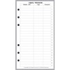 Personal Size Login Password List, Sized and Punched for Filofax