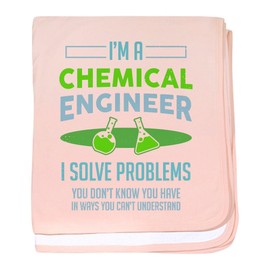 CafePress Chemical Engineer Funny Chemist Exper Baby Blanket, Super Soft Newborn Swaddle
