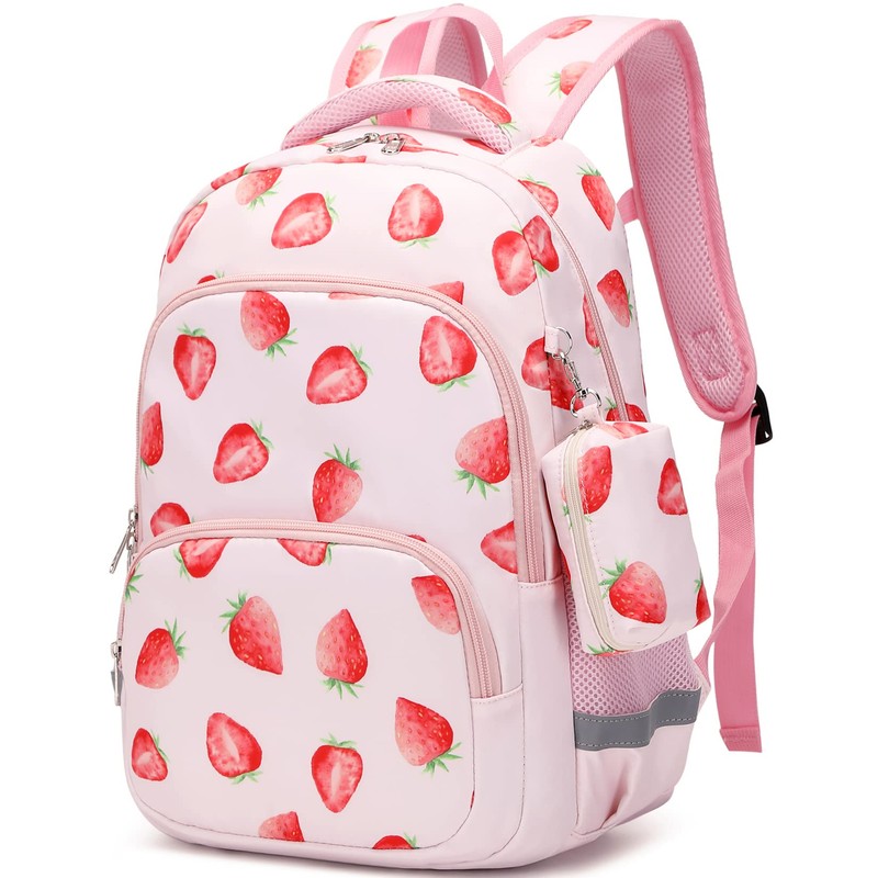 MIRLEWAIY Backpack for School Girls Kids Book Bag Set with