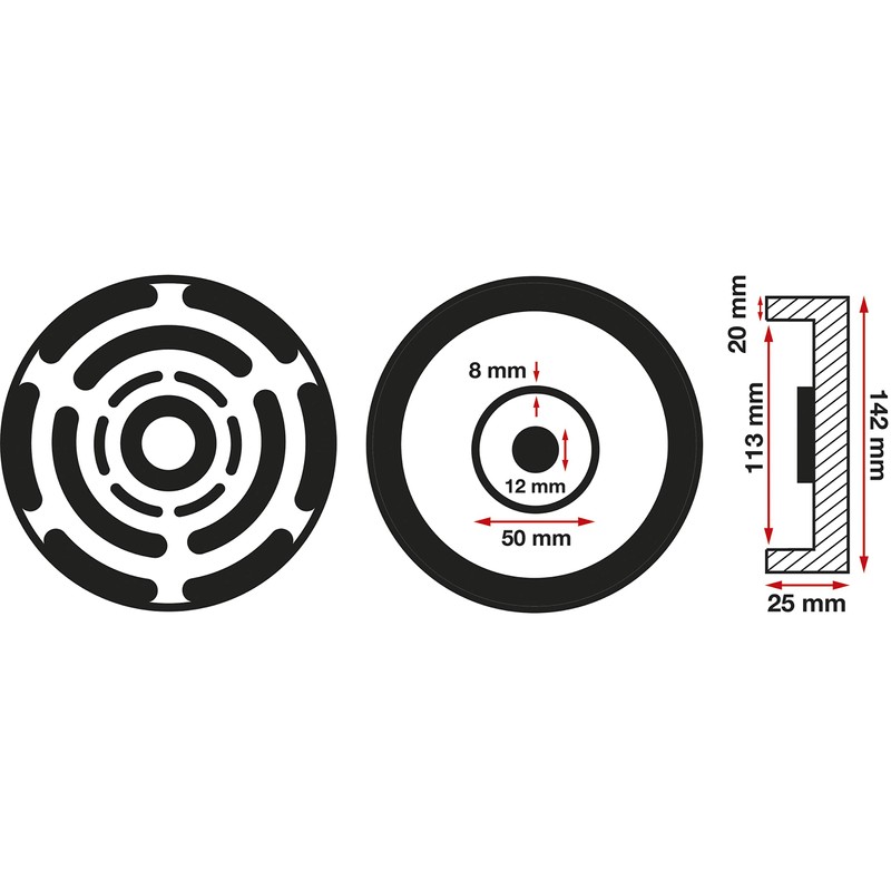 BGS 6477 | Rubber Pad | for Auto Lifts |