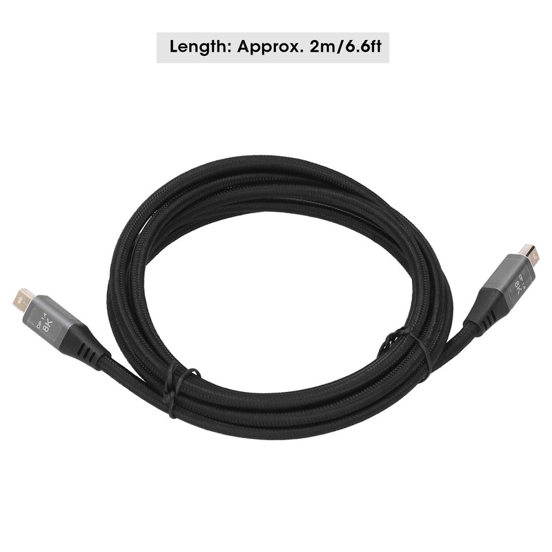 2M MINI DP to MINI DP 8K 60Hz/4K 120Hz HD