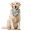 Lunarable Jacobean Bandana Collar, Herbal Pattern Pastoral, 16" X 16",
