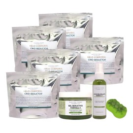 Hielos Reductivos Hieloterapia Kit 5 Hielos + Gel + Loción