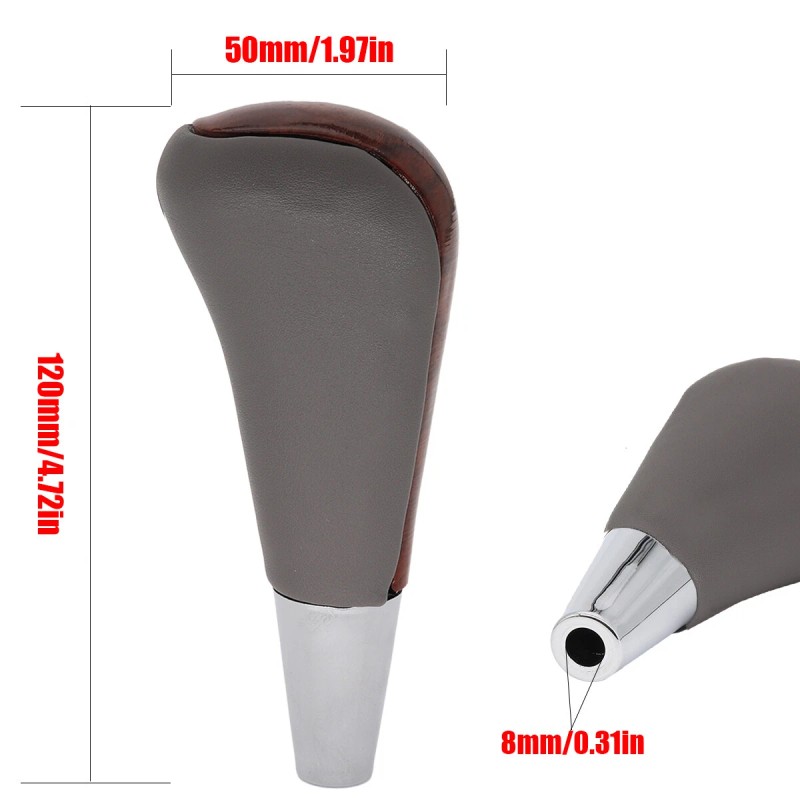 Xukey Gray Walnut Burl Wood Gear Shift Knob for Lexus