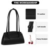 GETERUUV Shoulder Bag Black Purse for Women Cherry Bag Vegan