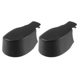 A ABSOPRO 2 pieces rear windscreen wiper, arm nut cover for VW Golf 6, black