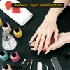 6oz / 180ml Glass Dispenser, Push Down Acetone Pump