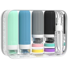 12 piezas Estuche Mini Macaron Colores Surtidos Portátil para Crema Facial Maquillaje Viaje Recipiente Práctico para Loción Joyería