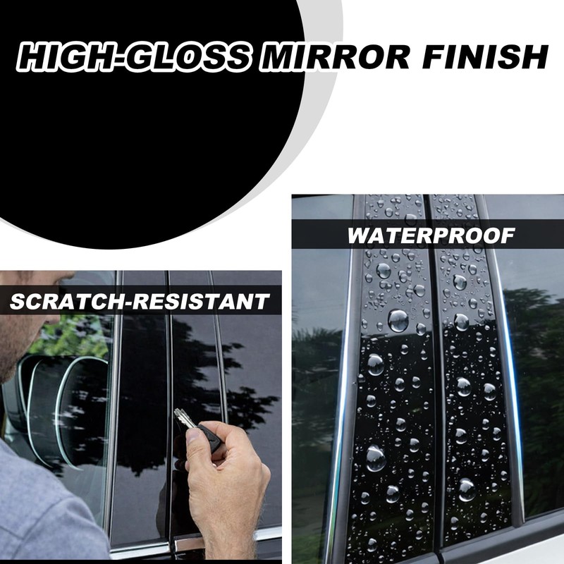 iwannachange A Set Door Window B Pillar Post Cover Trim