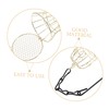 VILLFUL 2pcs Hanging Bird Feeder Kit Durable Metal Bird Feeding