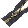 YaHoGa 2PCS #5 30 Inch Antique Brass Separating Jacket Zipper