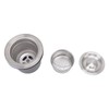 Sink Drain Assembly Kit for Double Bowl Basin, 2-in-1 Quick