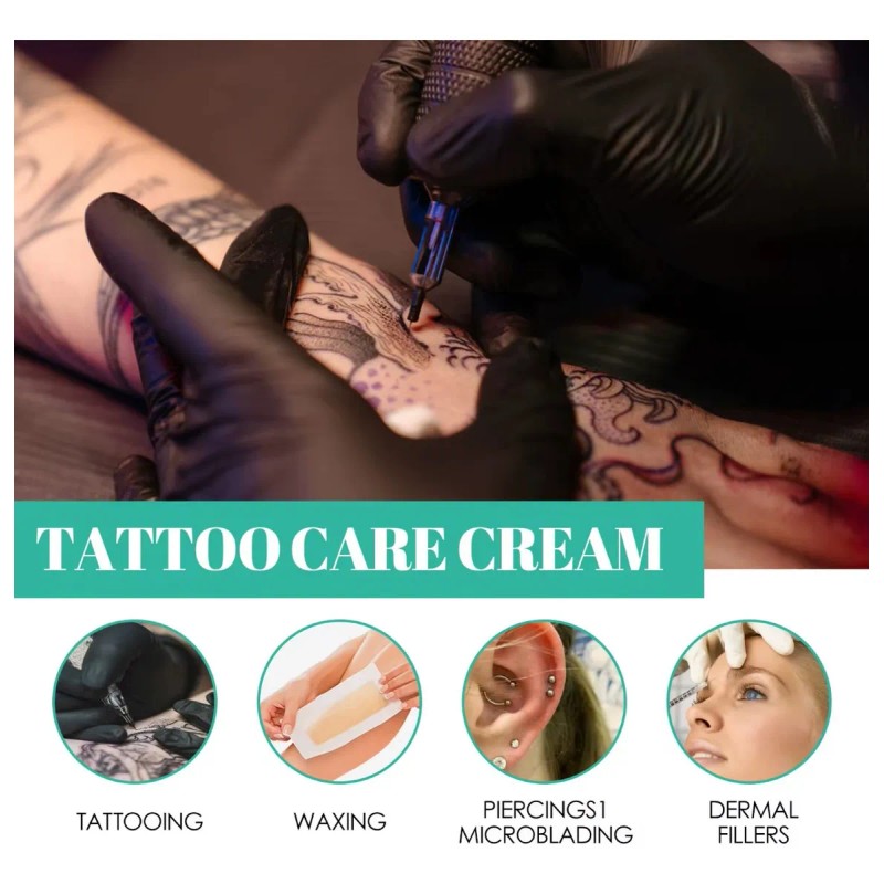 Crema Anestésica Reparadora Tatuaje Antes Después Hidrata