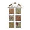 Deco 79 Metal Floral Home Wall Decor Embossed Wall Sculpture