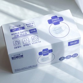 World Safe Dental Mask KF-AD Droplet Blocking 100 sheets / 월드세이프 덴탈마스크 KF-AD 비말차단 100매
