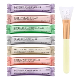 Mafab Pack 15 Jelly Mask Mascarilla Y 1 Pincel Facial De Silicona