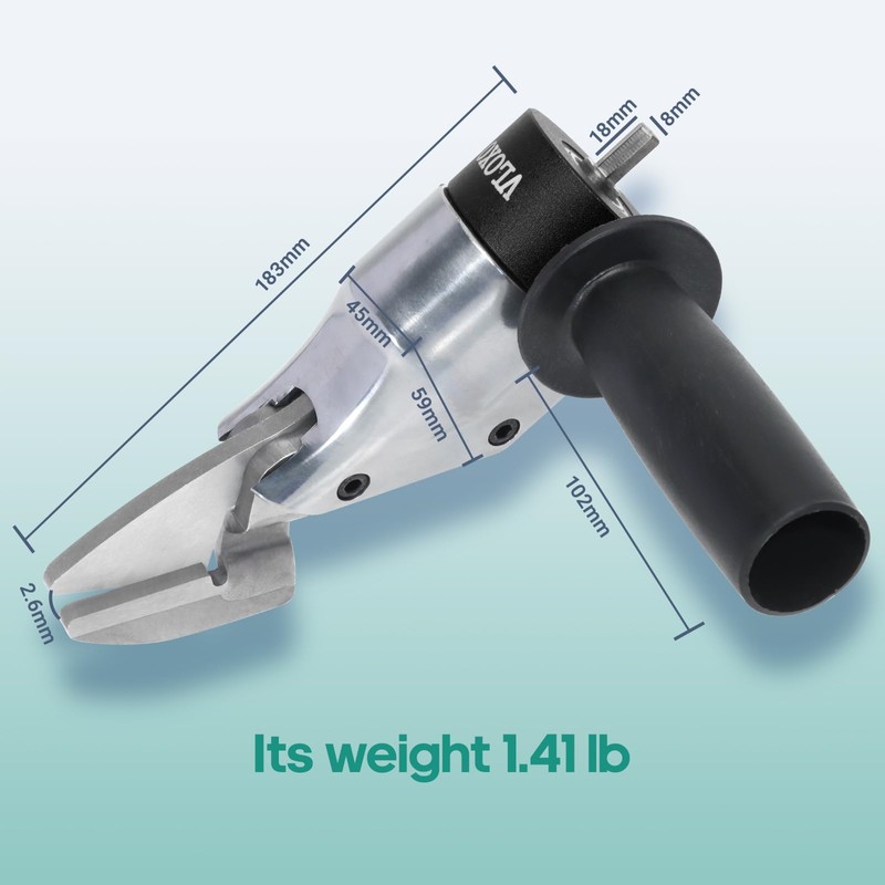 VLOXO Professional Metal Shear Drill Attachment, Sheet Metal Cutter for