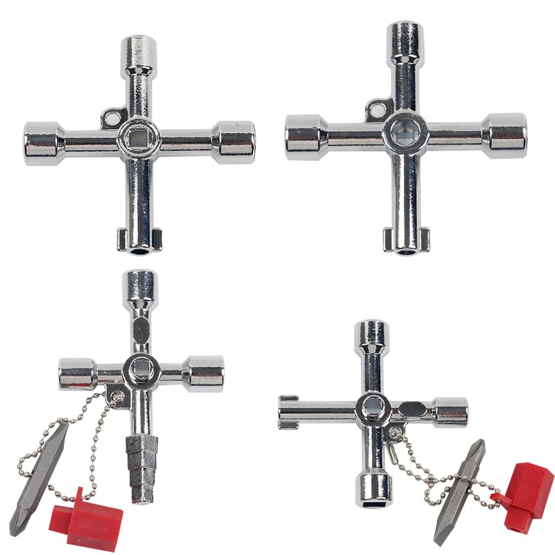 Sgehai 2 pcs Electric Box Key,Gas Cupboard Key,Gas Meter Box