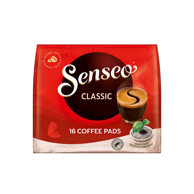 Senseo Classic Medium Roast Coffee Pods, Single Serve Pods Bulk