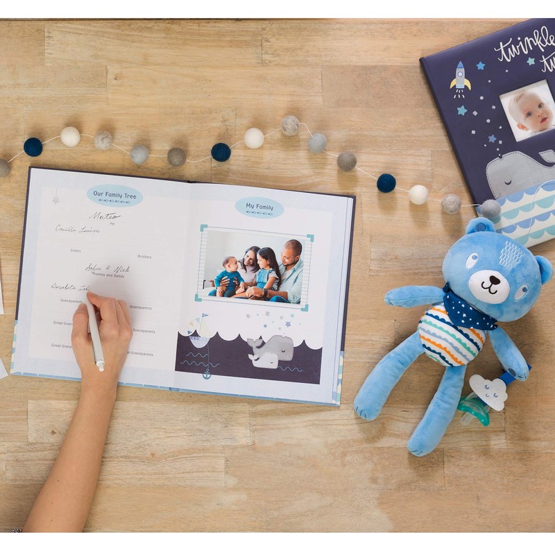C.R. Gibson ''Twinkle Twinkle Little Star'' Blue Baby Memory Book