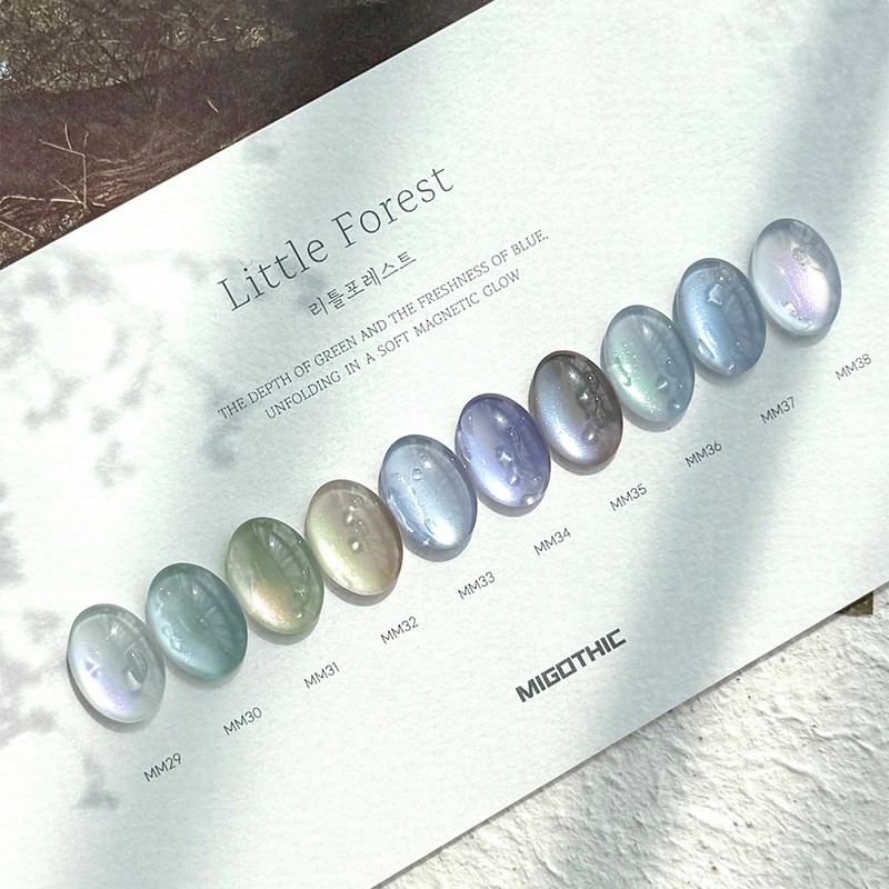 gothic Megothic Little Forest Magnetic Gel 10-piece set / 미고딕
