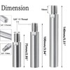 JUNLIXN 5/8"-11 Angle Grinder Extension Shaft Rotary Connecting Rod with