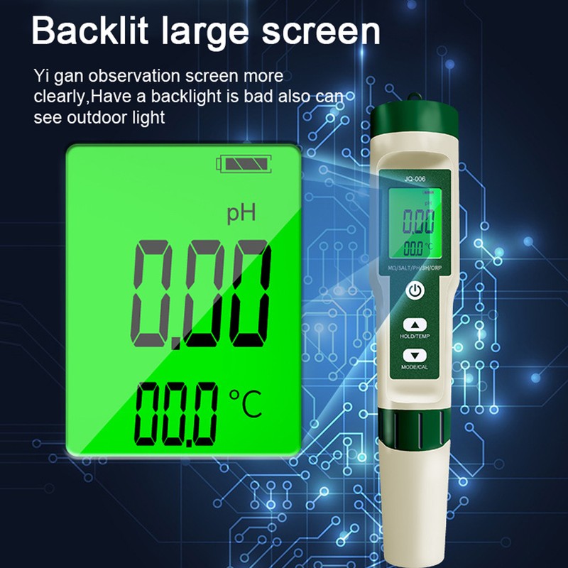 Multifunctional Digital 10 in 1 Water Quality Tester Portable High