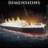 Liberty Imports Titanic Model Building Blocks Set, 2022 Pieces Bricks