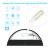 Aipsun Indoor Black Modern LED Wall Sconce Interior Wall Lights