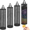 Aeaocvo 4 Pcs Plastic Bag Holder, Mesh Grocery Bag Holder