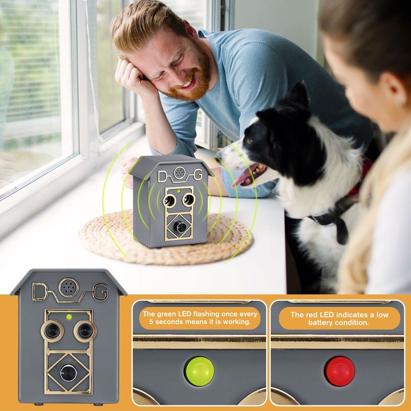 Pet Scene Dog Anti Barking Device Stopper Clicker Ultrasonic Stop