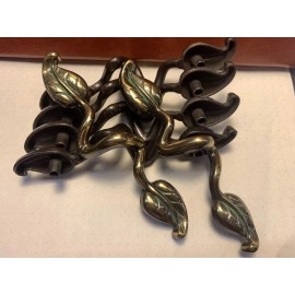 VINTAGE Verde Antique 3 3/4" drawer Handle Pull Hickory's Touch of Spring