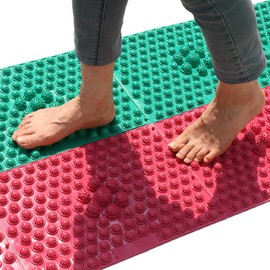 Running Man Bamboo Sole Foot Acupressure Plate Foot Pressure Mat F, Foot Pressure Mat Red / 런닝맨 대나무 발바닥 발 지압판 발지압매트f, 발지압매트 레드