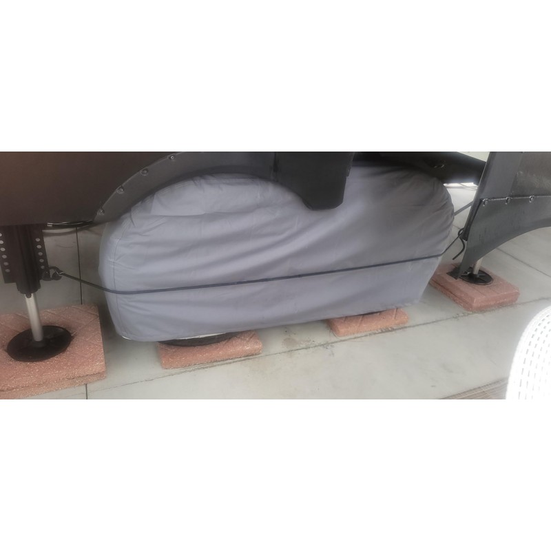 Tuszom Tearproof Anti-UV Dual Wheel Tire Covers for RV, Trailer,