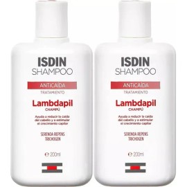 Shampoo Isdin Lambdapil Anticaída En Botella 200ml (2pack)