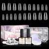 Kredioo Gel X Nail Extension Kit, 500Pcs Acrylic Nail Tips