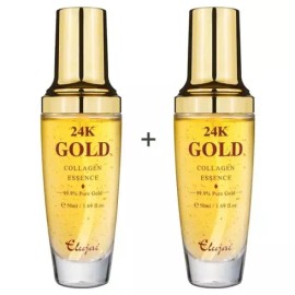 Sellerhub Beauty 1+1 엘루자이 24K 골드 콜라겐 에센스 50ml 1+1 Eluzai 24K Gold Collagen Essence 50ml [[0001] Basic]