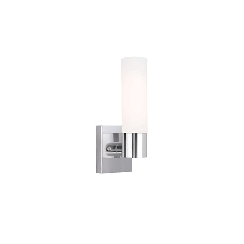 Livex Lighting 10101-05 Aero 1-Light Wall Sconce, Chrome