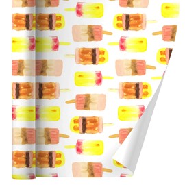 GRAPHICS & MORE Pretty Ice Pops Gift Wrap Wrapping Paper Rolls
