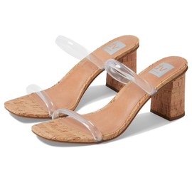 DV Dolce Vita Womens Halsty Heeled Sandal, Ivory, 6.5 US