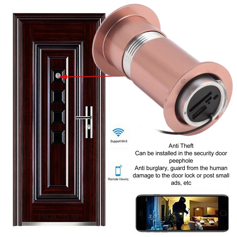 Door Eye Hole Camera 2 Way Talk Motion Detection HD