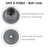 Heavy Duty Shower Chair Leg Caps 4 Pack - Replacement