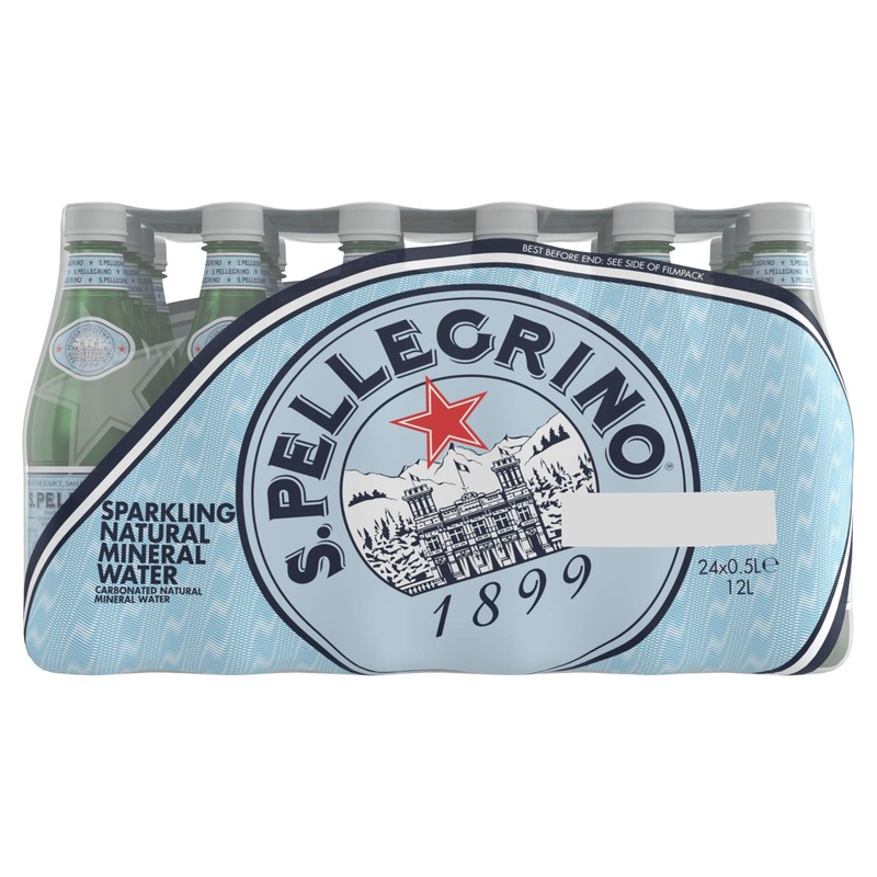San Pellegrino 500Ml Pet 16.9-Ounce (Pack of 24)